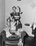 Mrs. Frank Snodgrass with dolls
