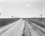 Roadbed for the Santa Fe Railroad six-mile relocation project