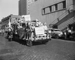 YMCA float in Community Chest parade