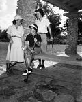 Texas Women's Open golf tournament: Polly Riley, Mary Lena Faulk, and Bee McWane