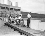 The Wheel-Chair Club of Denison Dam meet to fish