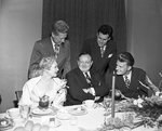 Cindy Walker, Sid Richardson, Billy Graham, Redd Harper, and Cliff Barrows