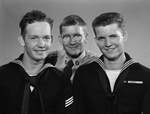 Seaman Bill M. Stewart, Pvt. Carroll W. Burt, and Seaman Charles R. Burt