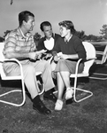 Golf: Jimmy Demaret, Jack Burke Jr., and Barbara Romack