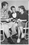 Golfers Jimmy Demaret, Jack Burke Jr., and Barbara Romack