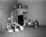 Mrs. L. B. Benton With Her Puppets by Peggie Spencer