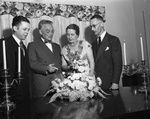 Donald Bellah, Guy Maier, Mrs. Grace Ward Lankford and George Anson