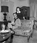 Ben and Valerie Hogan in their home