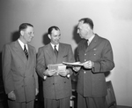 Left to right, Brandon Stone, James G. Dorman and Colonel H. M. Wittkop