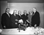 Series on awards presented to defense bond salesmen by Treasury Secretary John Snyder