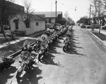 Motorcycles outside Rosen Heights Baptist Church by Bob Bain