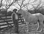 L. A. Strain with horse