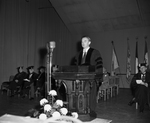 Series on W. Stuart Symington receiving honorary degree of doctor of laws at Baylor University