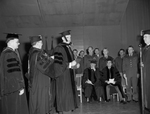 Series on W. Stuart Symington receiving honorary degree of doctor of laws at Baylor University
