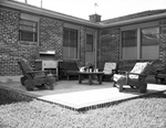 Fort Worth, City of Residences Backyard patio of the G. O. Barneys