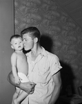 Adolph Simmank with his son Johnny Odell