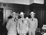 Amon Carter with Colonel Herbert D. Vogel and Colonel H. R. Hallock