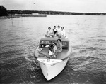 Boating on Lake Worth in "The Winnie H,"