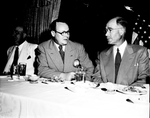 Raymond L. Meyers and Dr. Edward N. Jones, President of Texas Tech University