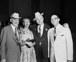 Jack porter, Mrs. Dan Thornton and Governor Thornton, and W. C. Conner