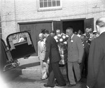 Pallbearers carrying casket of J. Frank Norris