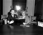 Mrs. Will Arthur Rounds and Mrs. R. D. Evans of the Woman's Club of Fort Worth