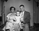 Mr. and Mrs. G. B. DuRall Shown with Son, Phil