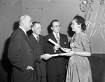 M. E. Sadler, John R. James, Bill Lawing and Mrs. Lester Benge