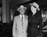 Mr. and Mrs. L. W. (chip) Robert of Washington and Atlanta alone and with Amon Carter