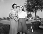 Mrs. George Zaharias and Polly Riley