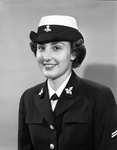 Airman Apprentice Jackye Ables of the Waves, in uniform