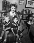 Mrs. Stanley Jay Schiller and sons, Harry and Jay
