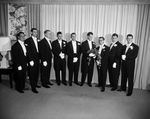 Assembly Ball. Frank Sherwood, Duer Wagner Jr., John P. Ryan, Charles Dickie Williamson, Carroll Collins, O. P. Newberry Jr., William J. Bond, Theodore Morton Jr. and Wallace McLean