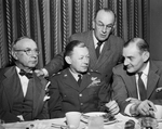 Armistice Day. Major General S. E. Anderson, Russell Pearson and Harvey Gaylord