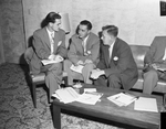 R. F. Moyse, and M. F. Kelcey at the Society of Exploration Geophysicists meeting by Jean Cloud