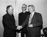 Reverend Bronislaus Mysliwiec, James D. Ashe and Reverend Robert E. H. Grant