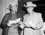 Sherman Gustafson and E. L. Lawing at Texas Livestock Round Up
