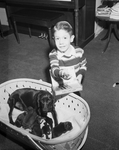 Johnnie Stegall and puppies