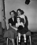 Mrs. Philip Winegar and daughters, Virginia, back and Elizabeth of Arlington.