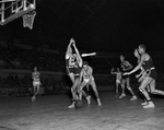 Arkansas University versus Texas Christian University (TCU) basketball game by Al Panzera