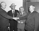 Lee. J. Metker, Sheriff Montgomery, DA Hellman, and W. J. Gourley
