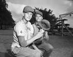 Pitcher Jimmy Bronstad and Claude White, American Legion Junior Baseball