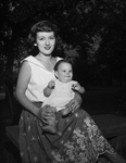 Mrs. William Walton With Her Daughter