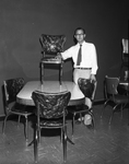 Fred Westbrook with sample dinette set