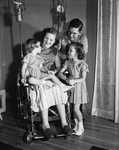 Mrs. Phentrys Wood, person with polio, reunited with family