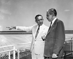 Maury Huffman and Rafael Aveleyra, Mexico's consul general