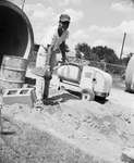 Jimmy Roberts working as a Masonry