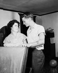 Mrs. N. M. Love and her son, Corporal Jimmy L. Turner