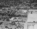Aerial views of Fort Worth Children's Museum and Fort Worth Art Museum by Bob Bain