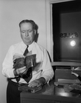 Lewis B. Minor with 102-year-old diary